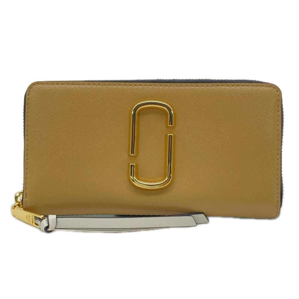 MARC JACOBS The Snapshot Standard Continental Wallet M0013352 Long Beige Gree...